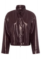 Jacke aus veganem Lackleder