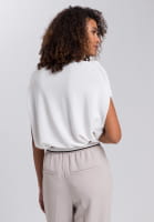 Shirt with dropped shoulders