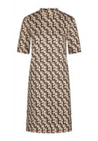 Jersey dress with minimal print