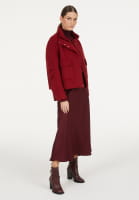 Maxi skirt in elegant satin