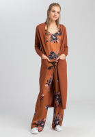 Knitted coat kimono
