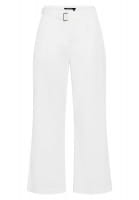 Cotton pants with belt