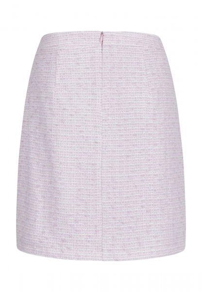 Mini skirt from summery tweed