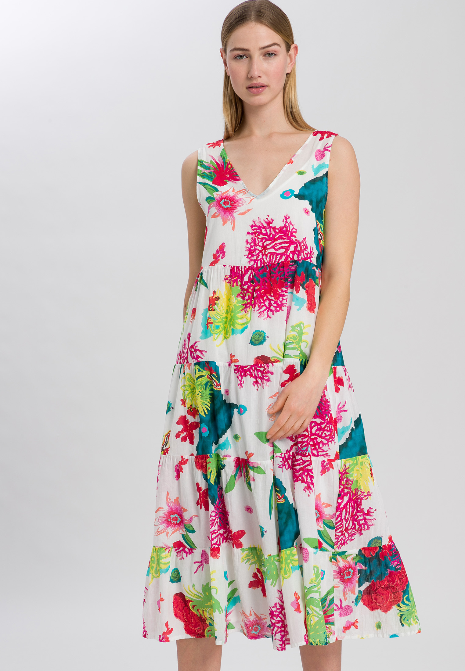 Strap Dress with caribbean print | Dresses & Skirts | Fashion