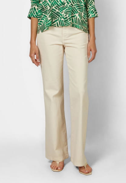 Flared Jeans mit antiker Färbung