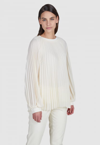 Pleated blouse