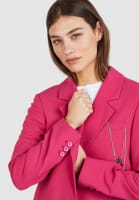 Blazer in fließender Optik mit Kette