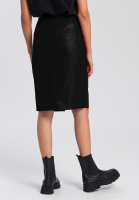 Skirt made from vegan faux leather