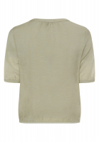 Blouse with short sleeves