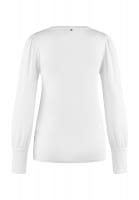 Long-sleeved shirt with puff sleeves