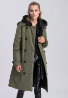 Short coat in stylized military style
