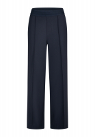 Wide leg pants with elastic waistband