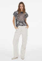 Blusen-Shirt mit Foulard-Print