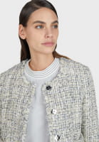 Tweed-Jacke mit Pailletten