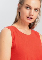 Basic knitwear top with fine structure
