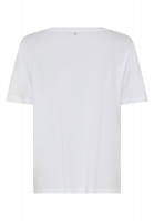 Shirt with heart appliqué