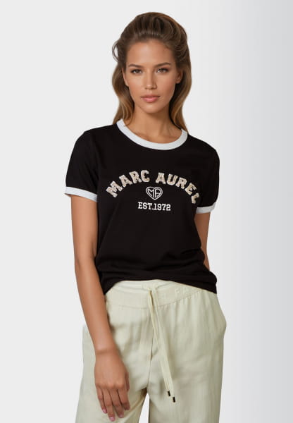 T-Shirt mit Strassapplikation