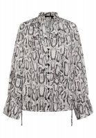 Bluse mit Snakeprint
