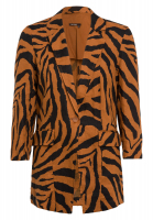 Blazer with tiger pattern