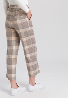 Culotte with chequered pattern
