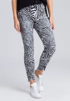 Jeans with zebra print