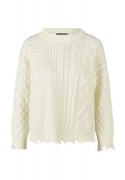 Pullover im Zopf-Patchwork