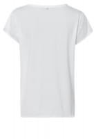 Organic cotton T-shirt wit v-neck