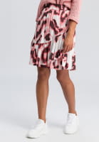 Skirt with modern watercolour print