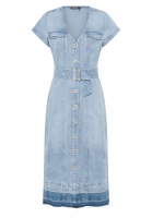 Jeanskleid in Midilänge