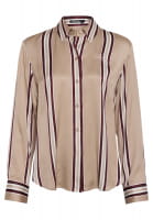Blouse with stripe print
