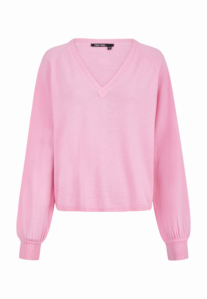 V-neck sweater from cashmere mix