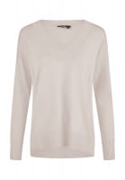 V-neck sweater made of high-quality cotton-cashmere