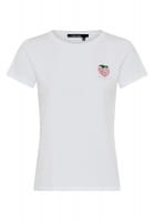 Shirt with rhinestones