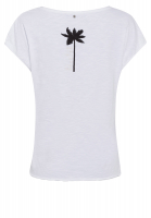 Shirt mit modernem Palmenprint