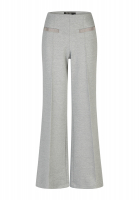 Wool-look wide-leg pants