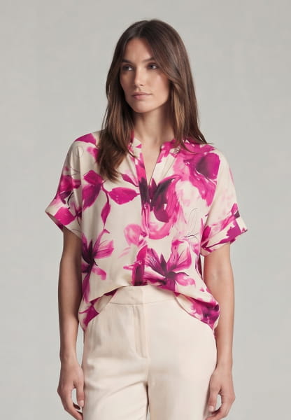 Bluse mit Blumenprint