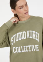 Sweatshirt mit Logo-Applikation