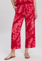 Culotte with animal all-over print