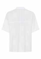 Tunic blouse made from embroidered fabric