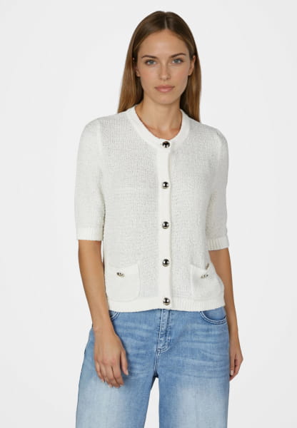 Cardigan in summer bouclé