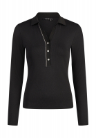 Poloshirt mit Schmuckband