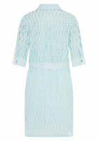 Dress with eyelet embroidery