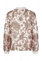 Chiffon blouse with paisley print