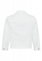 Jeansjacke mit Lochstockerei