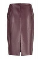 Pencil skirt in soft faux leather