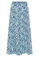 Midi skirt with graphic print