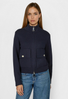 Bomber-style cardigan