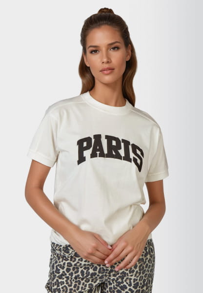 T-Shirt mit "Paris" Print 