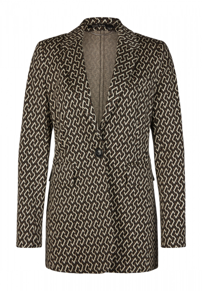 Jacquardblazer aus recycelter Viskosemischung