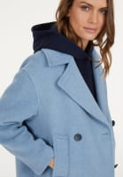Coat in Italian wool blend